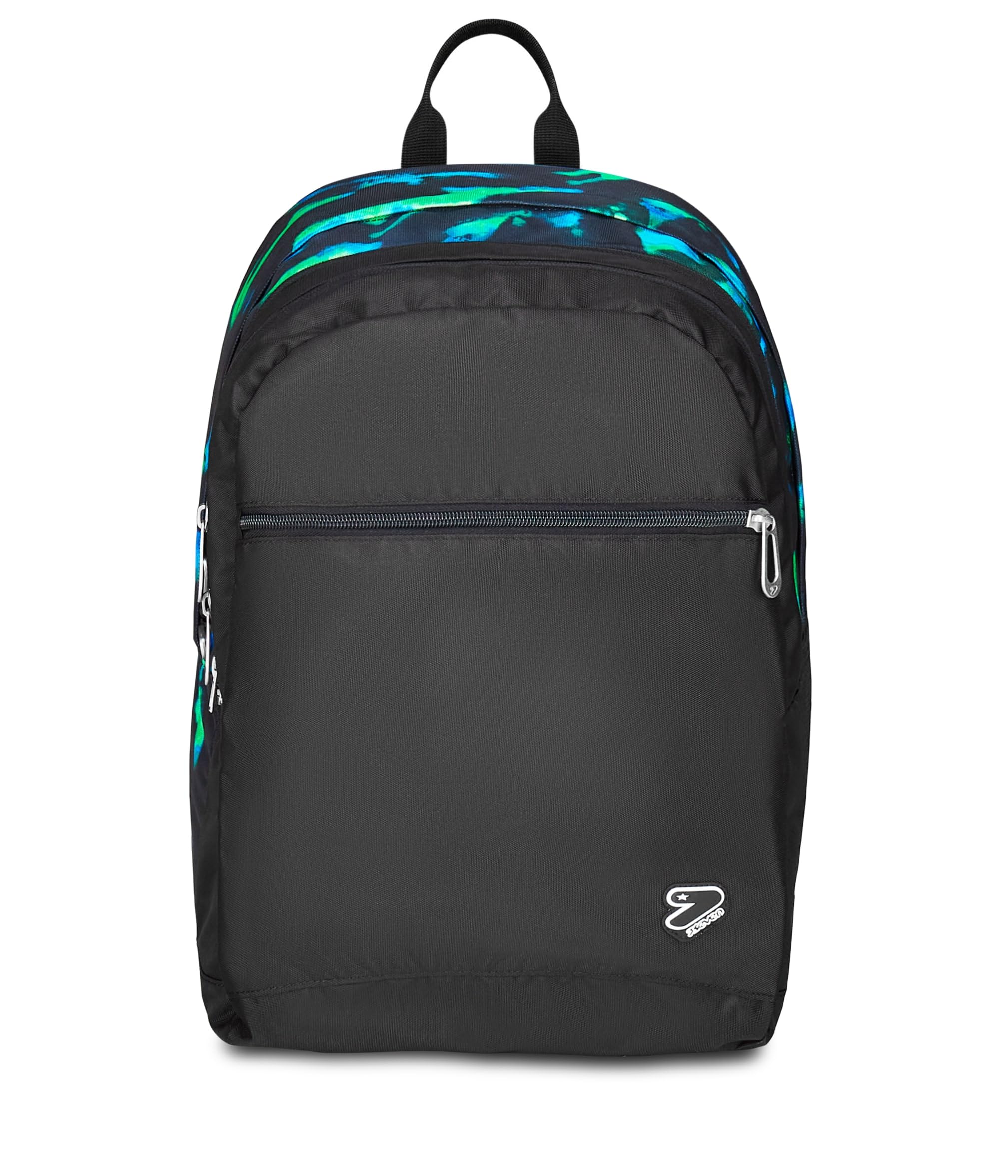 Seven Zaino Scuola Pro XXL Detach con Cuffie Wireless, Blu, Tasca Interna Porta PC e Tasca Laterale per Borraccia, 33 L, Scuola Media e Superiore, Zaino Ragazzo