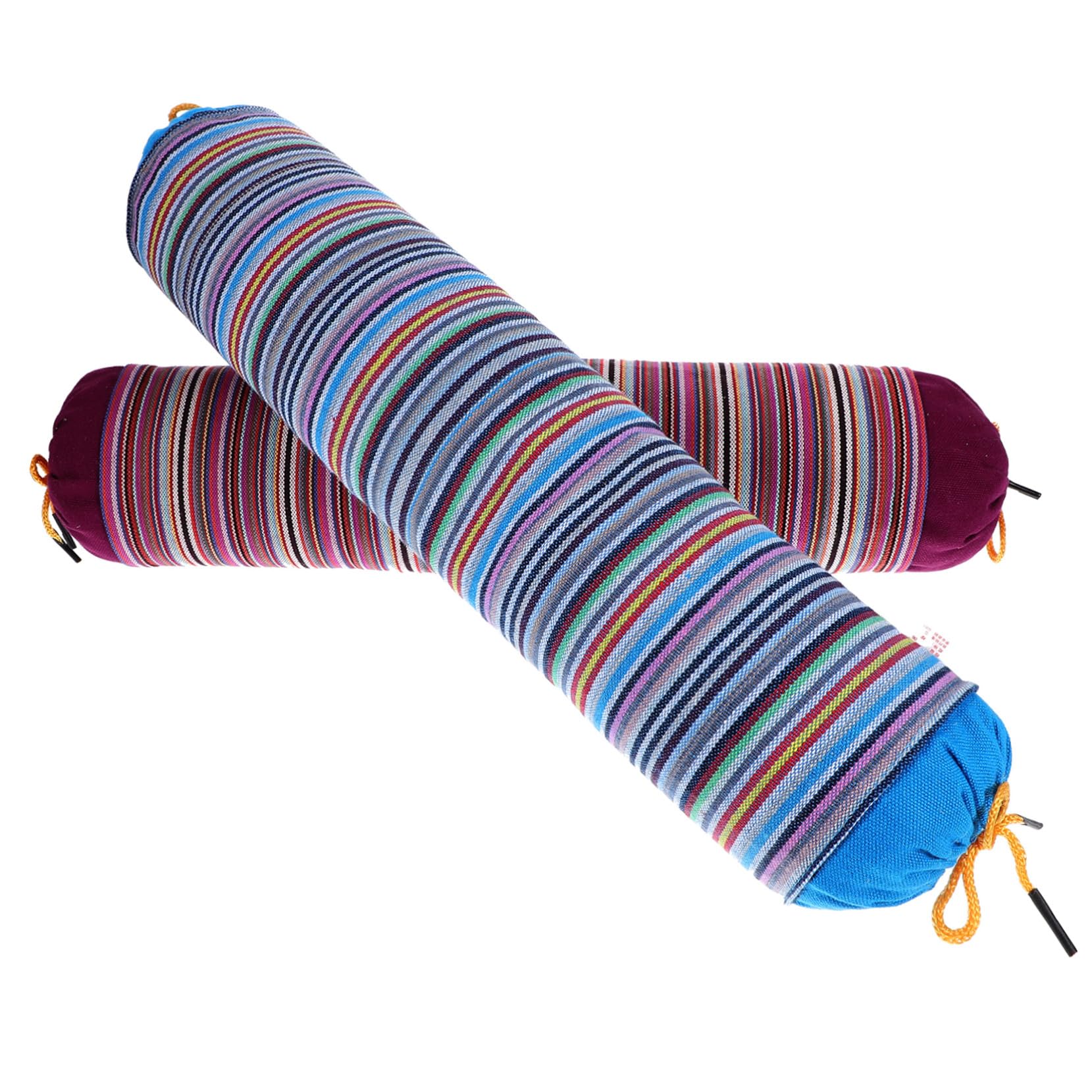 2 Almohadas Cervicales Redondas Soporte para Cuello de Algodón