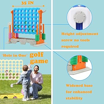 その他 4in1 Box SmartBoom's Play within a Play Costway 4-in-1 Giant Indoor Outdoor Game Set, Basketball