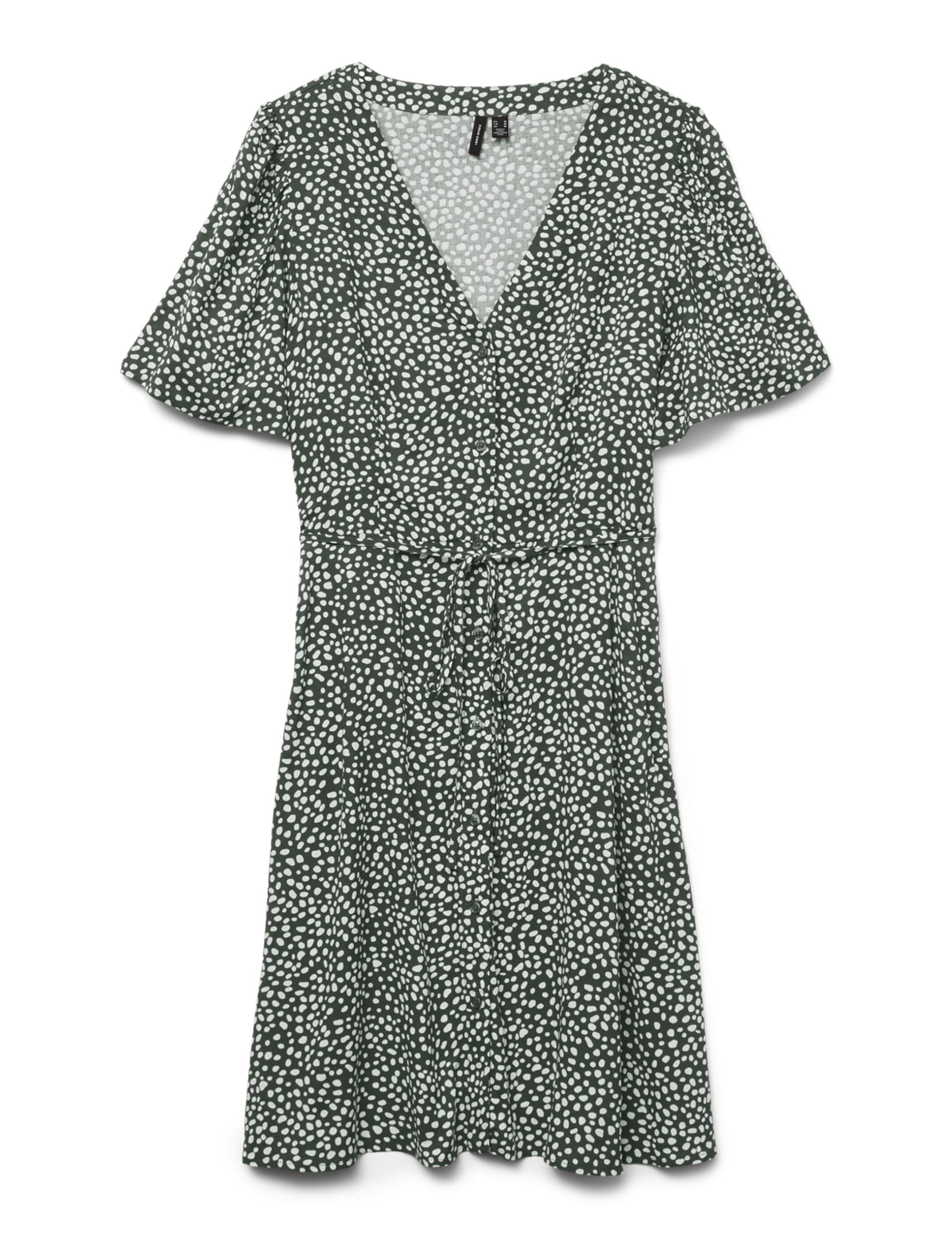 Vero Moda Blusenkleid VMAlba (1-tlg) Drapiert/gerafft