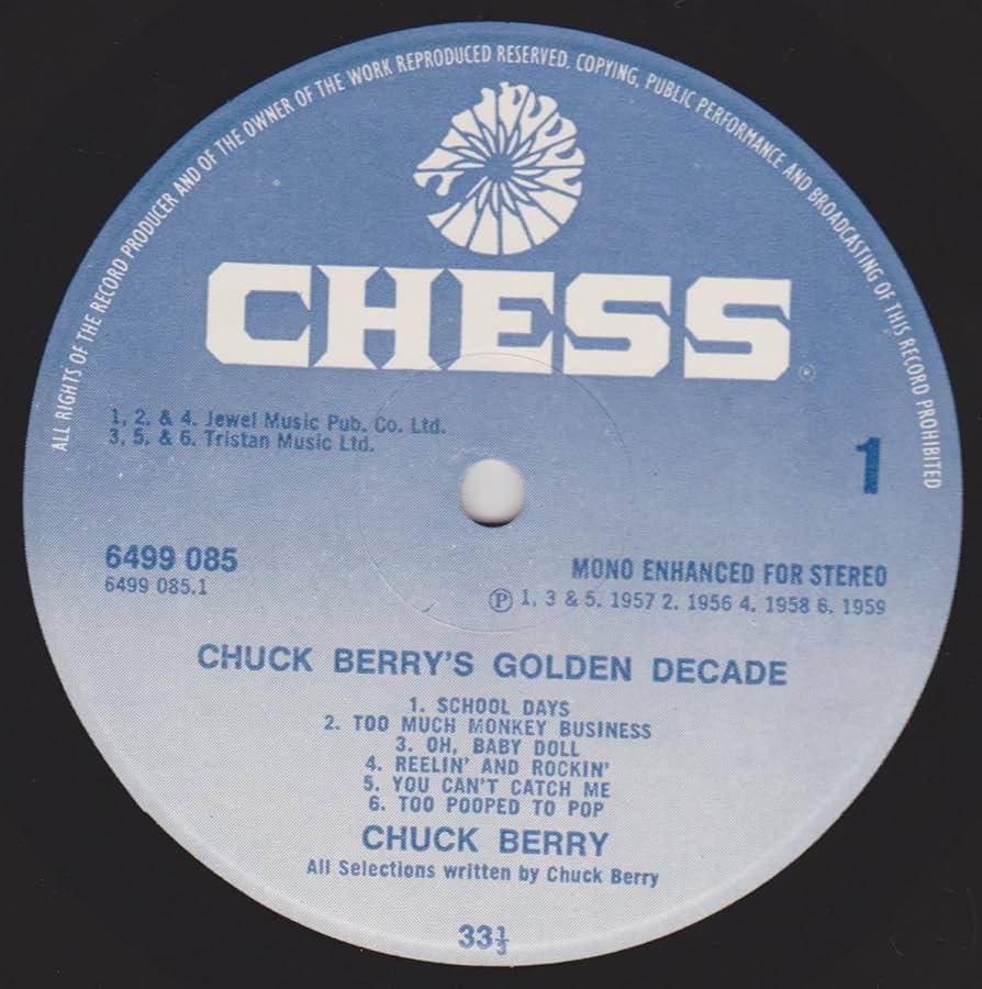 【LP】chuck berry golden decade vol1 Chuck Berry – Chuck Berry's Golden Decade (The Original Two