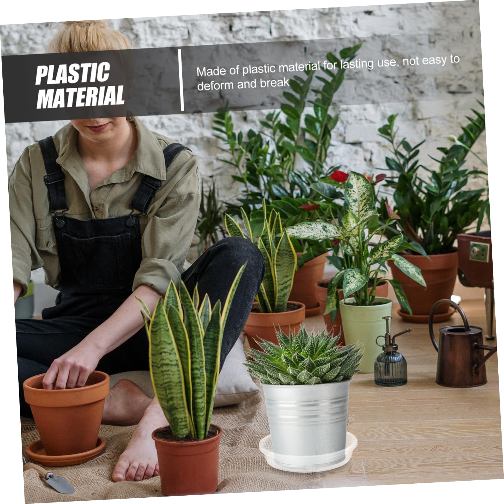 POPETPOP 30stücke Runde Blumentopfschalen Blumentopf-bodenschalen Topfpflanzenschalen Wasser Trays Für Blumentöpfe Und Bonsais