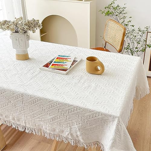 Miniatura 4 de NM&DMY Mantel de mesa con borla de alta calidad, mantel de encaje francés, protector de mesa de café, decoración de mesa, mesa rectangular de