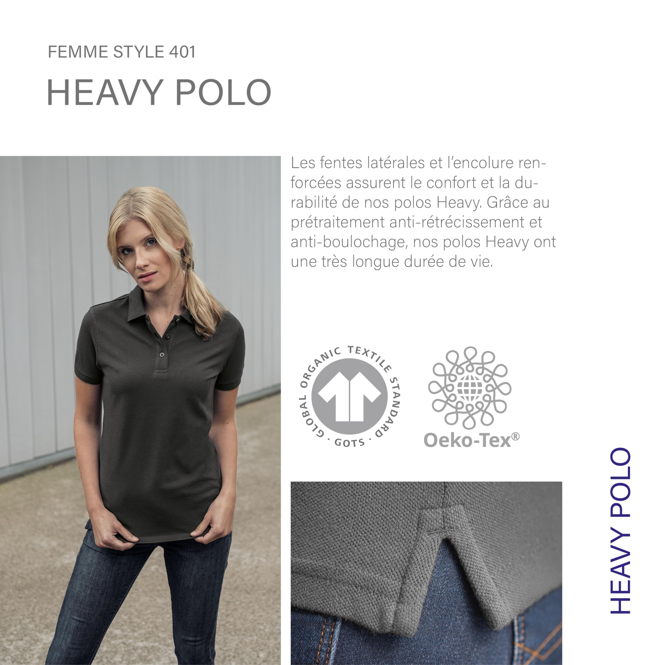 HRM 401 Polo Shirt Femme (Lot de 1)