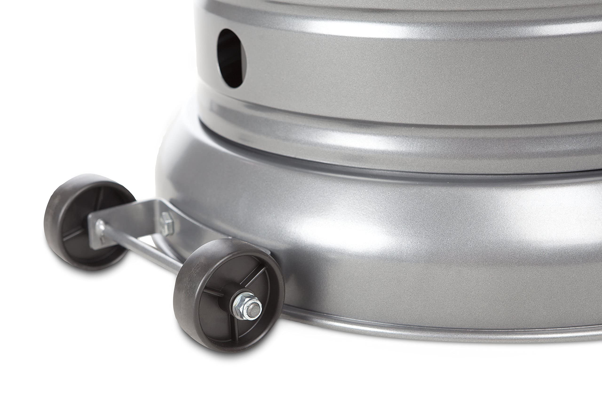 Amazon Basics 46,000 BTU Outdoor Propane Patio Heater with Wheels