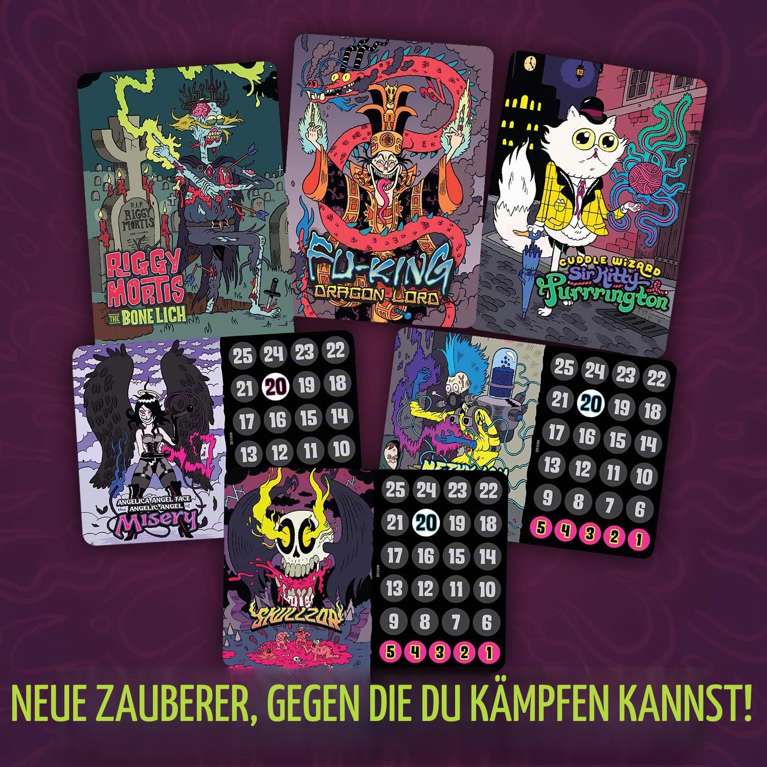 Cryptozoic - Epic Spell Wars of The Battle Wizards 2: Rumble At Castle Tentakill - Zweites Spiel der Serie - Episch explosives Zaubersprüche-Kartenspiel - Ab 15 Jahren - Für 2 bis 6 Spieler - Englisch