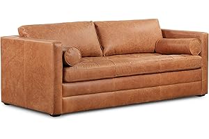 POLY & BARK Napa 82'' Real Leather Sofa