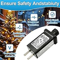 Vista 4 de PremierAdapter - Fuente de alimentación de 24 V 6 W para CZJUTAI JT-EL/FC240V0250-C 24V6W /4.5W/3.6W /1.35W para iluminación de Navidad, cadena