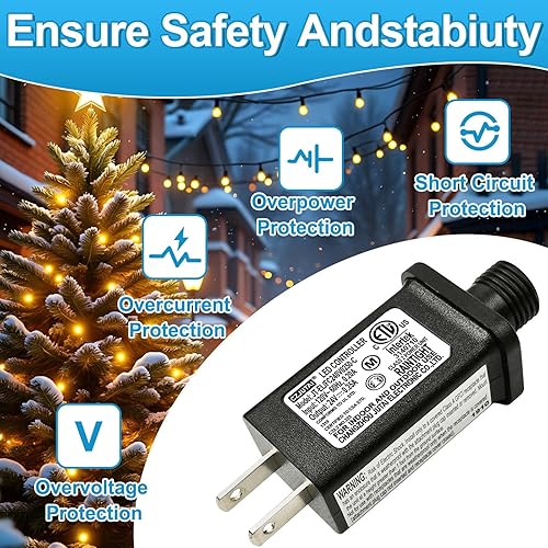 Miniatura 4 de PremierAdapter - Fuente de alimentación de 24 V 6 W para CZJUTAI JT-EL/FC240V0250-C 24V6W /4.5W/3.6W /1.35W para iluminación de Navidad, cadena de