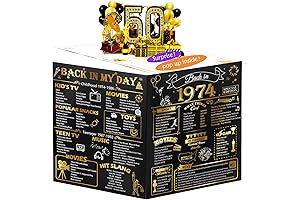 50th Birthday Card: 3D Pop-up Keepsake Celebrating a Milestone