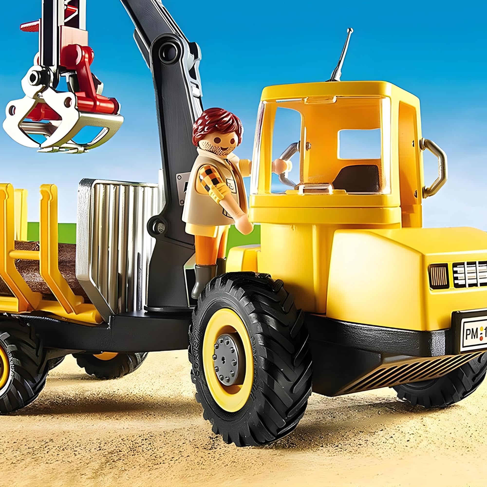 Playmobil 6813 Country Log Carrier with Tap Fun Imaginative Role