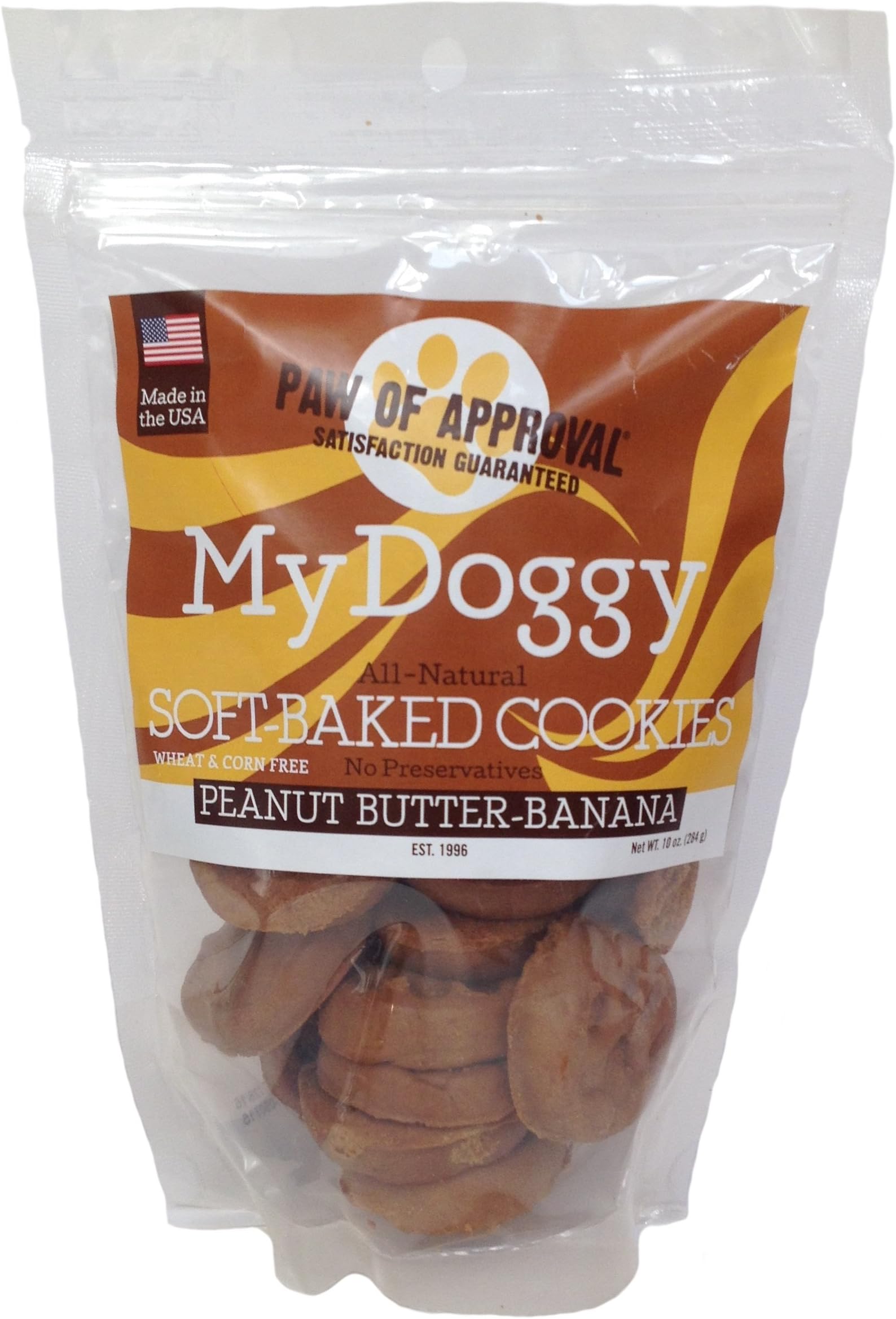 Soft-Baked Cookies Dog Treats - 10 Ounces (Peanut Butter-Banana)