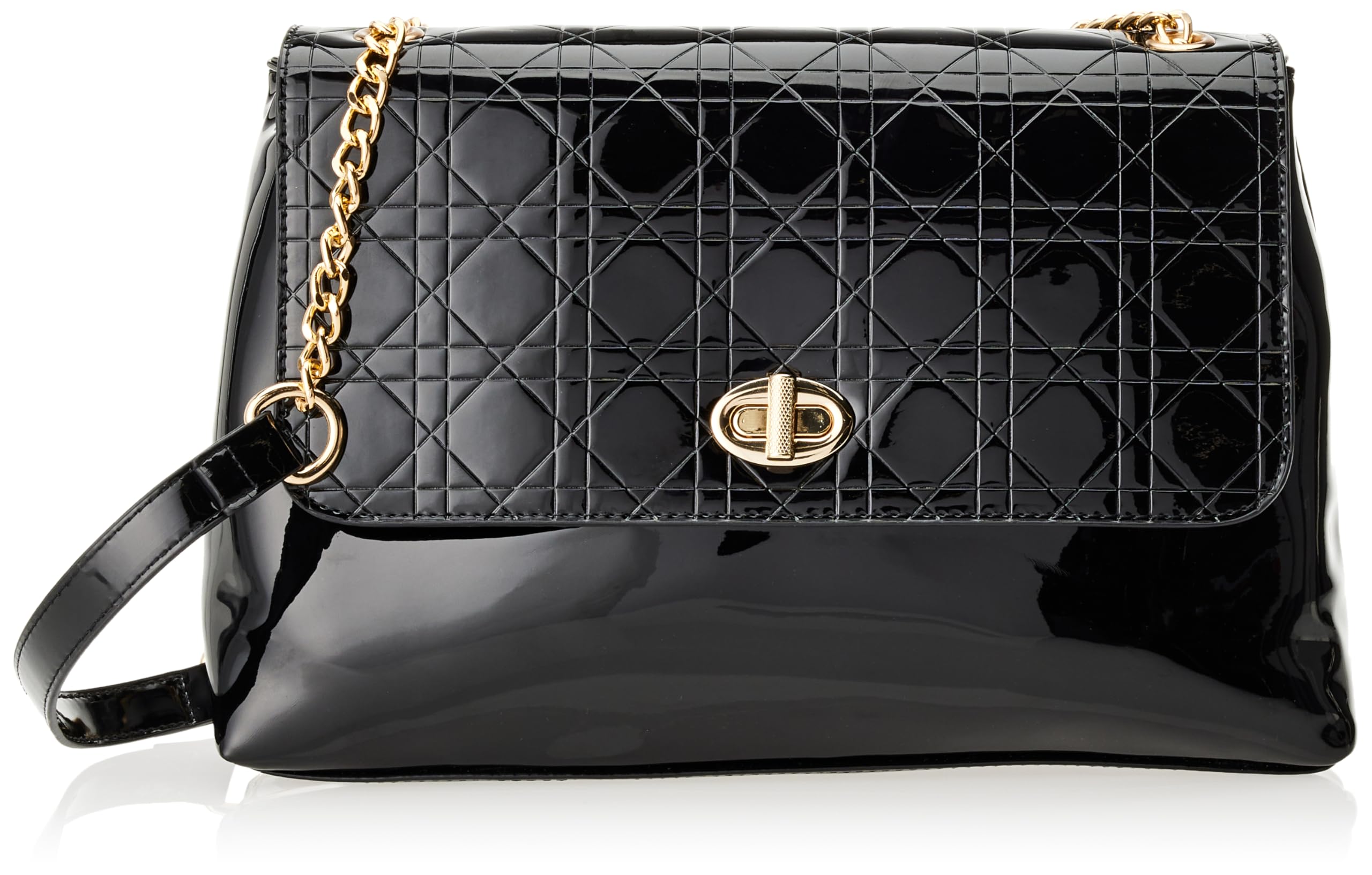 SIDONA Women's Shoulder Bag, Black Multi-Coloured, One Size