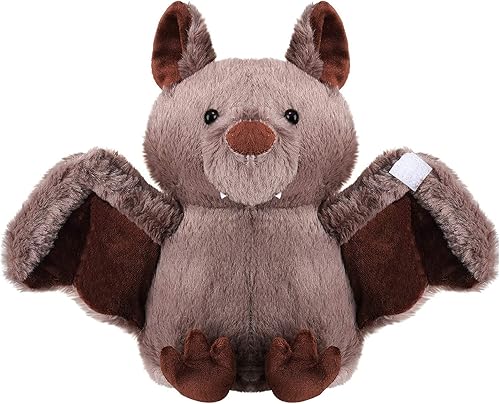 Miniatura 4 de Peluche de murciélago de peluche de 11 pulgadas para Halloween, muñeco de peluche para dormir, juguetes para cumpleaños, Navidad, regalos peludos
