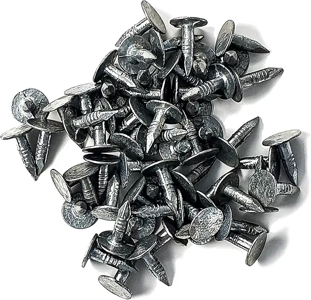 Galvanized Roofing Felt Nails - 100 Pack, 13mm for Sheds & Outbuildings