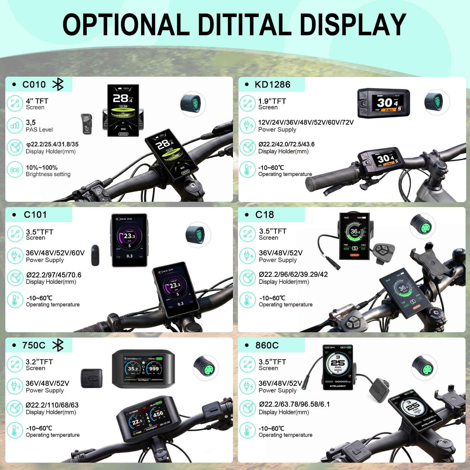 BAFANG BBS01B BBS02B 36V 48V 250WUART/CAN Motore Centrale per MTB Road Bike City Bike Kit Bici elettrica Kit di conversione con Batteria agli ioni di Litio da 36V 48V 52V Opzionale