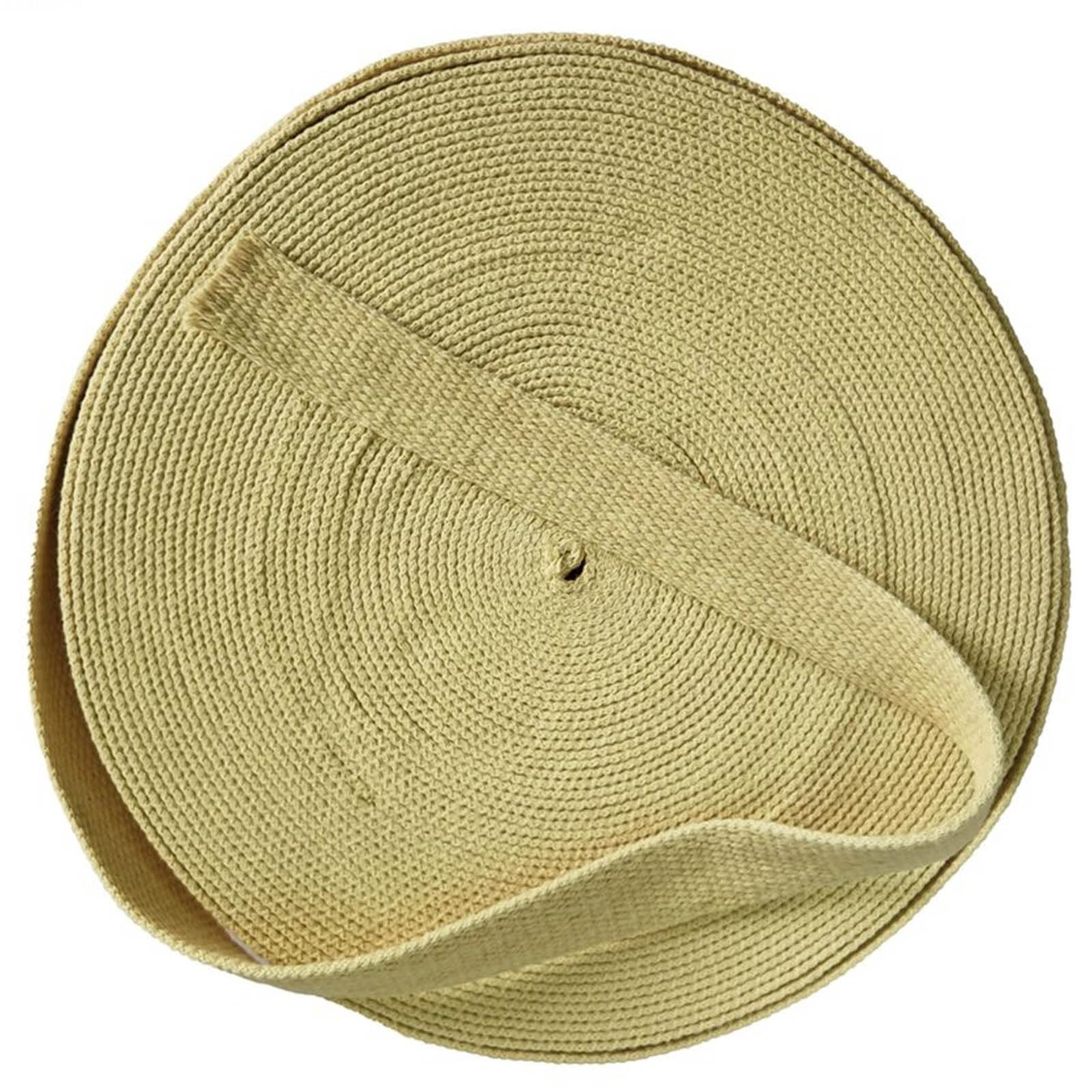 Rouleau de mèche Kevlar pur Kevlar pour fabrication de matériel d'aramide - 38 x 3 mm - 5 m