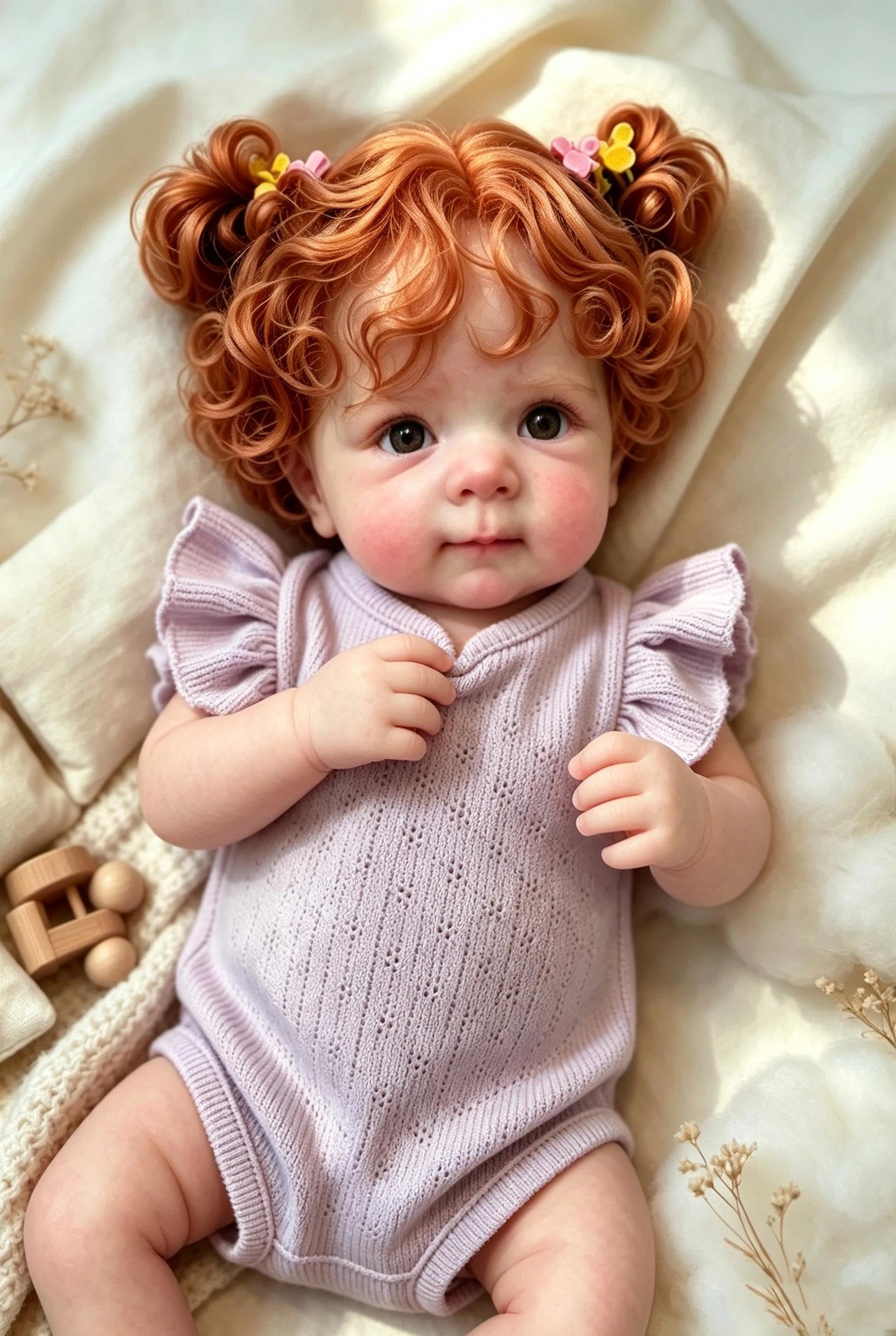 Anano Muñeco Reborn 45CM Bebé De Vinilo Muñeca De Niña Bebe Reborn Realista