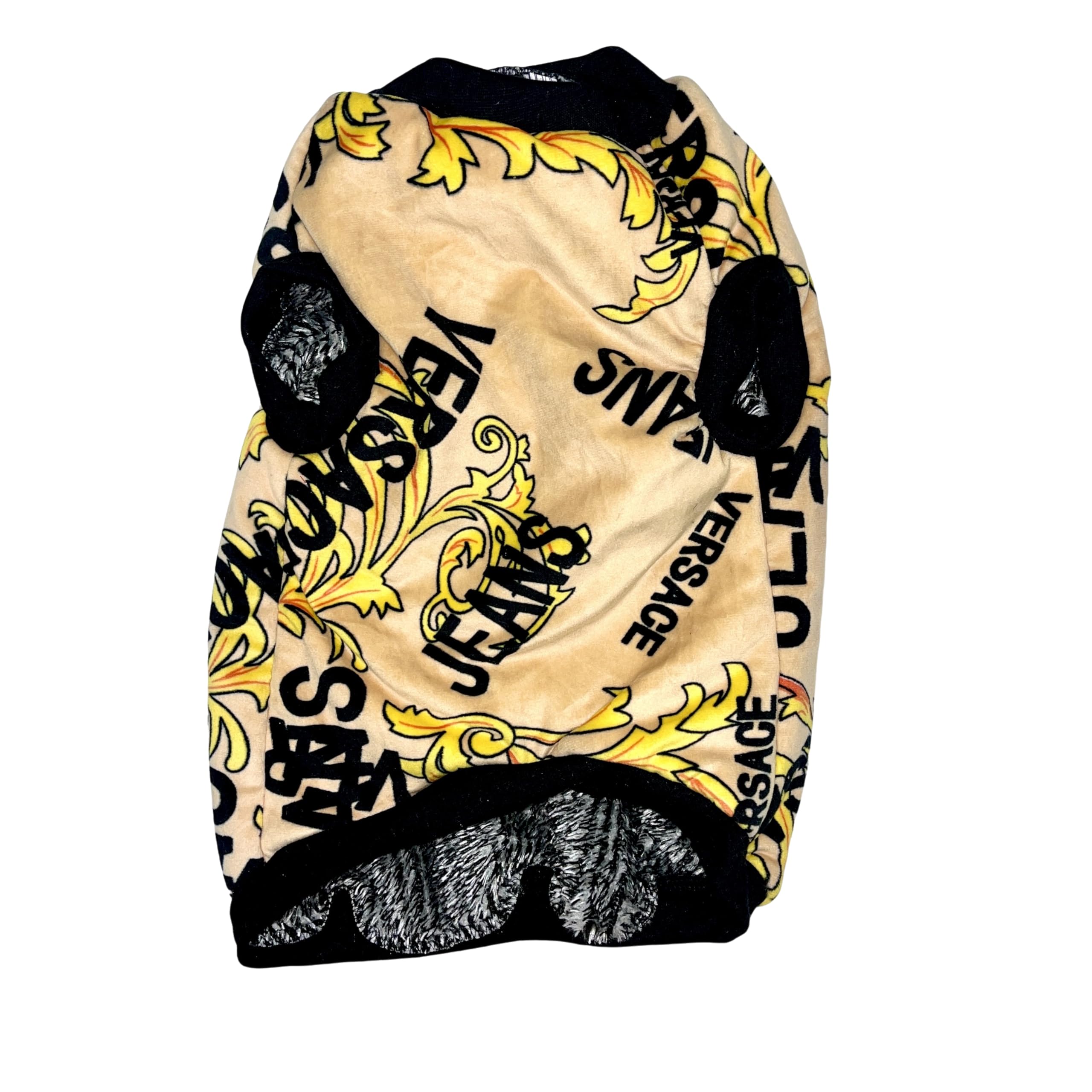 Dog Sweaters Versac Print Look Premium Feather Sweatshirt Warm Shirt Winter Puppy and cat Clothes 7 Different Size (22 INCH) (B0CRDZNPLF) Amazon Price History, Amazon Price Tracker