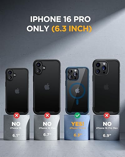 Miniatura 69 de Miracase Glass Series - Funda magnética para iPhone 15, compatible con MagSafe, de cuerpo completo, protector de pantalla de vidrio 9H integrado