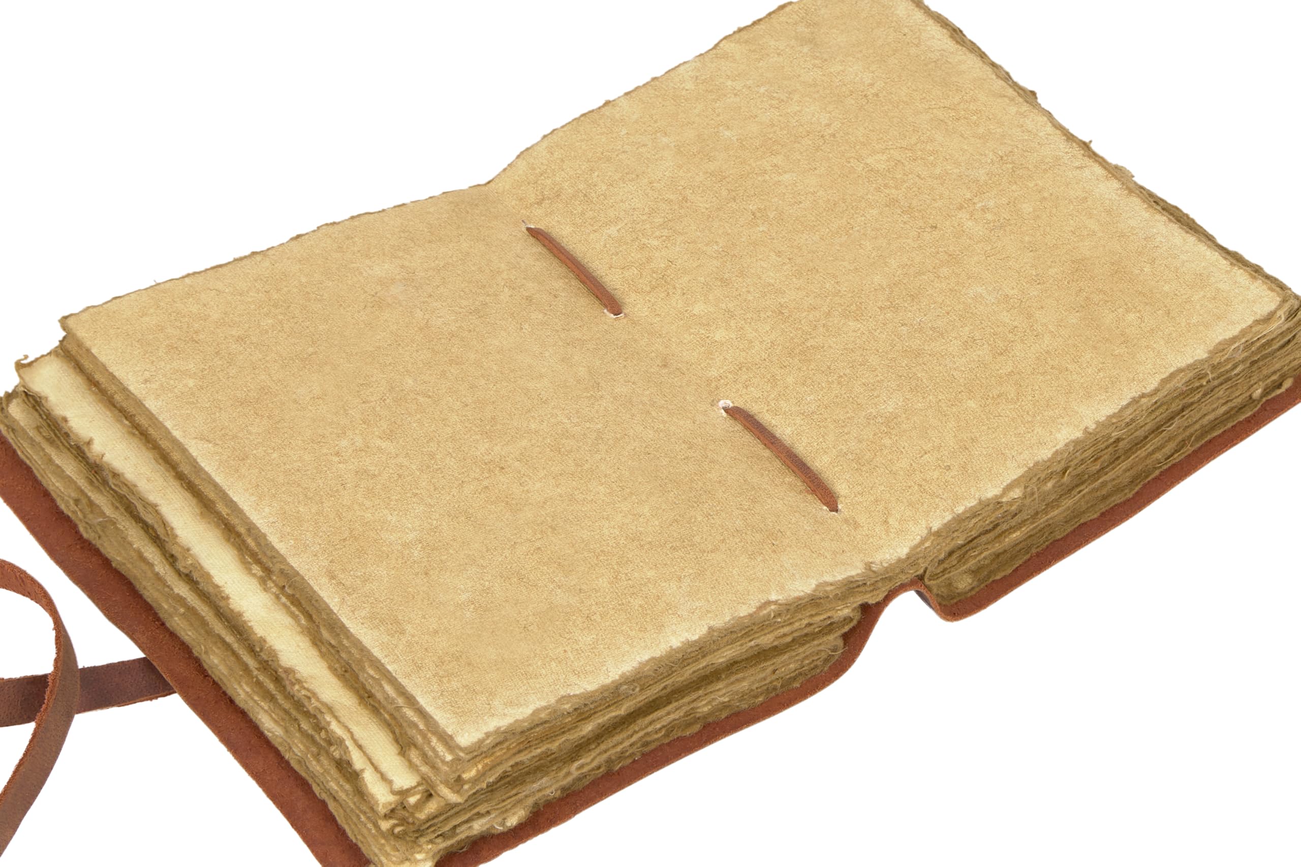 Carnet Vintage en Cuir Rouge avec Feuilles d’Acacia, Papier Coton, Cahier en Cuir 21x16 cm Idéal comme Carnet de Voyage ou Journal pour Écrire des Réflexions