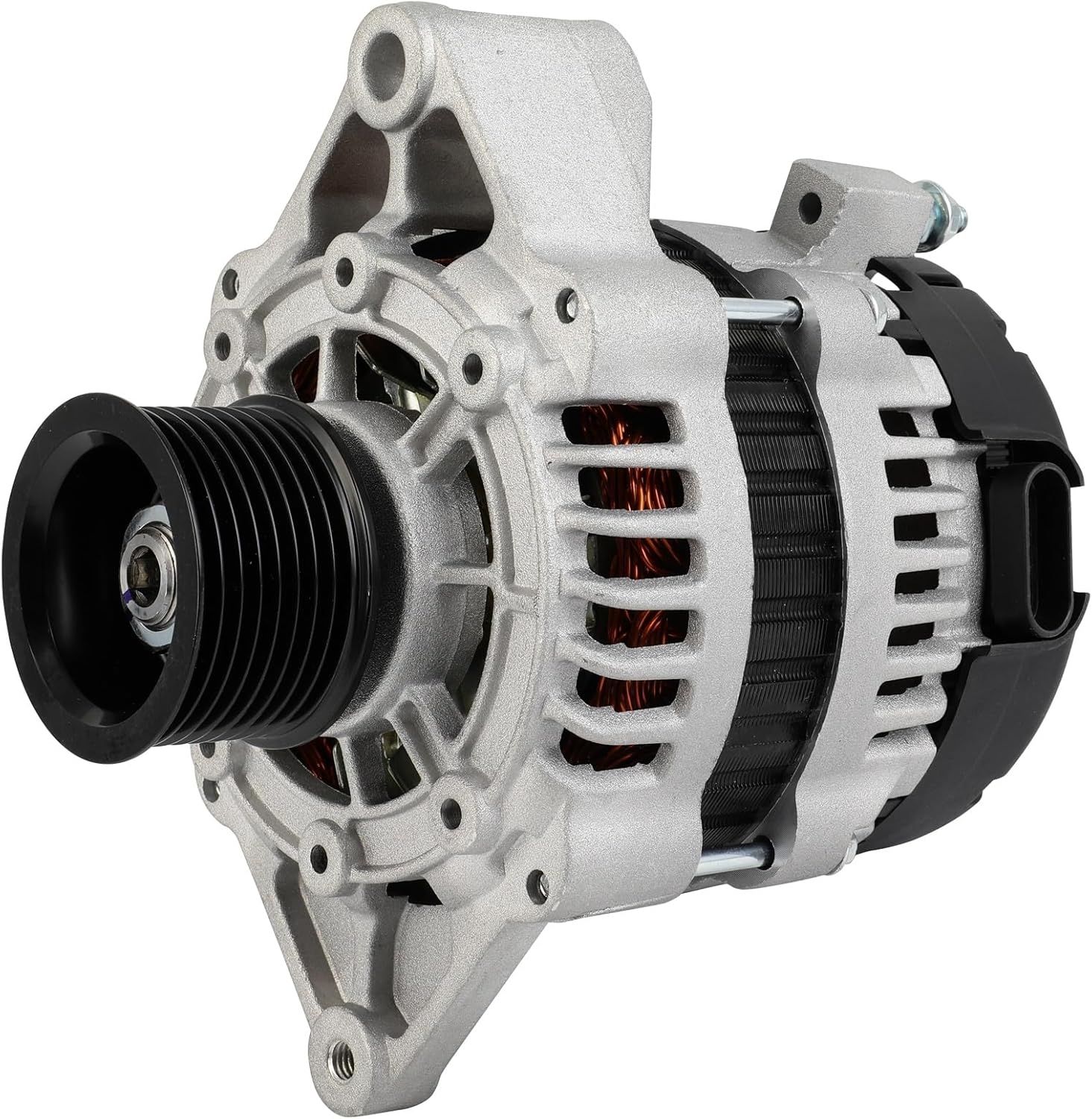 cciyu Alternator 8721 Replacement Case 420CT 2008 SN N7M455401-On Case 432T/M3 Diesel, 11SI Replace for 8721N, 8721, 8600086, 8600000, 19020208
