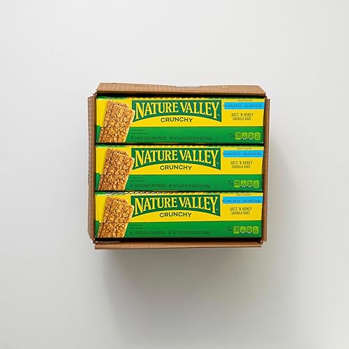 Vista 40 de Nature Valley Barras masticables de proteínas, mantequilla de maní, chocolate oscuro, 5 barras (paquete de 3)