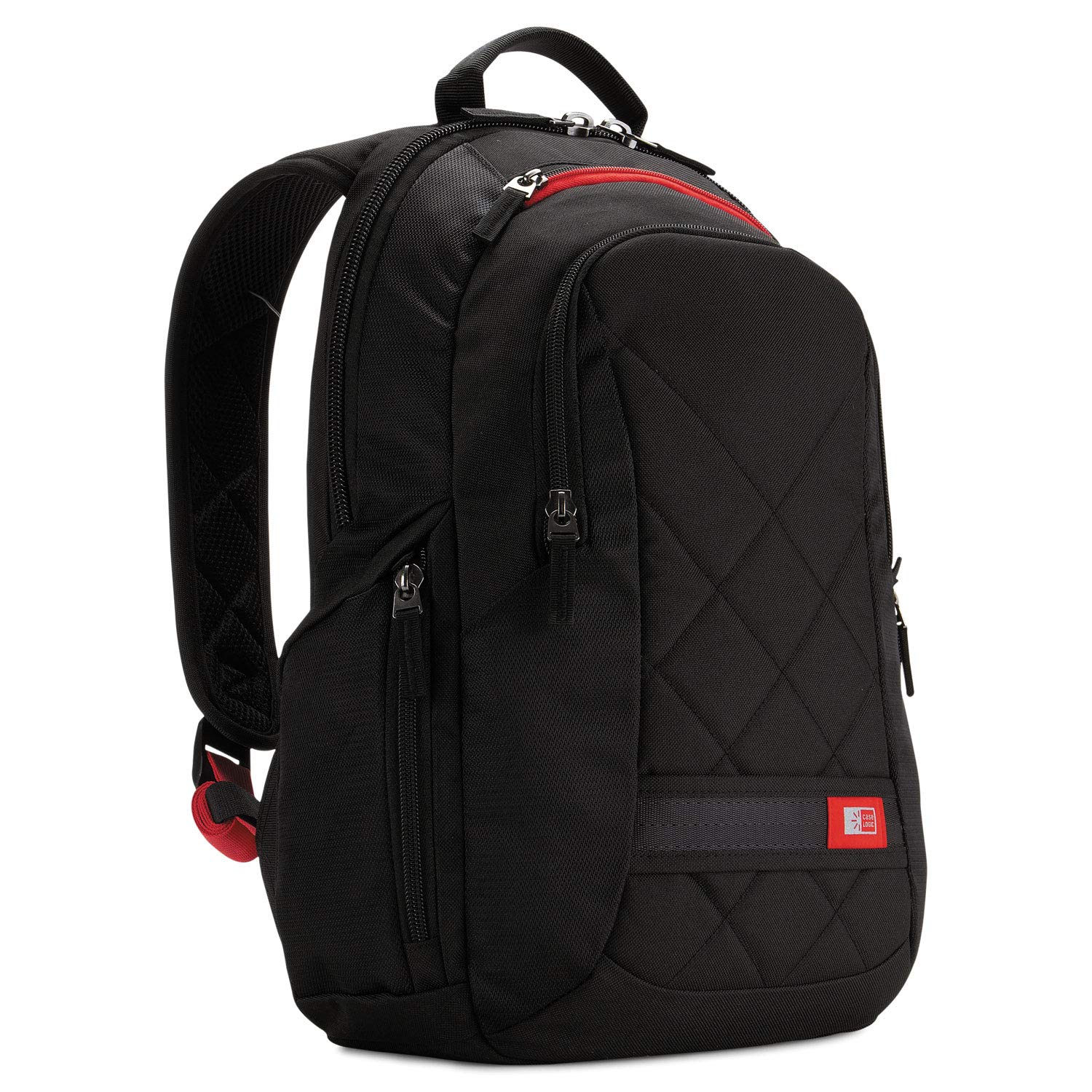 Case Logic DLBP114K Sac à dos fashion en nylon pour Ordinateur Portable 13"-14" Noir