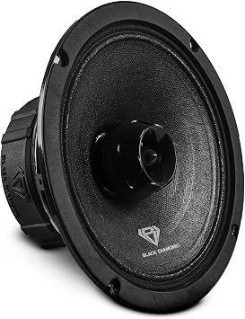 BLACK DIAMOND Dia-XT8 8" 2-Ways MidRange Loudspeaker with Built-in Bullet Tweeter 4-Ohm 550 Watts 1 Speaker