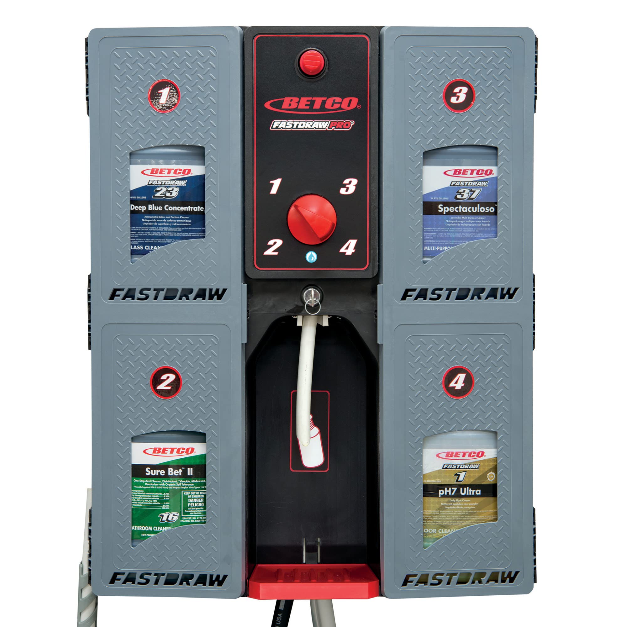 Betco® Fastdraw Pro 4-Bay Dispenser