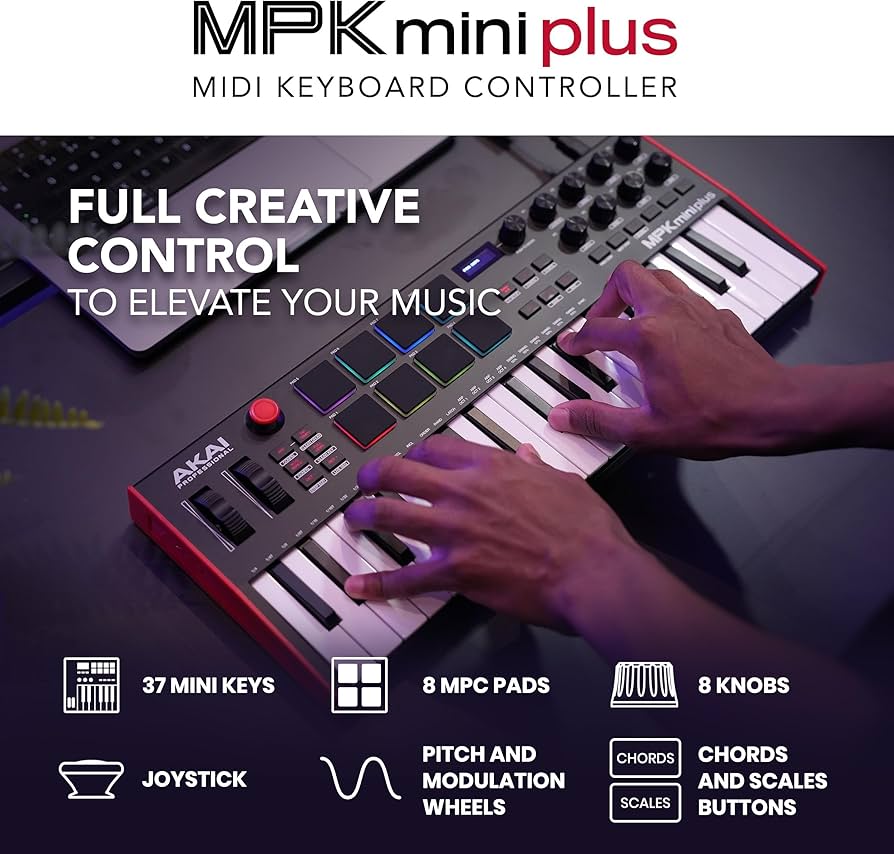 ⭐️美品⭐️AKAI MPK mini plus Amazon.com: Akai Professional MPK Mini Plus - USB MIDI