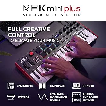 Amazon.com: Akai Professional MPK Mini Plus - USB MIDI