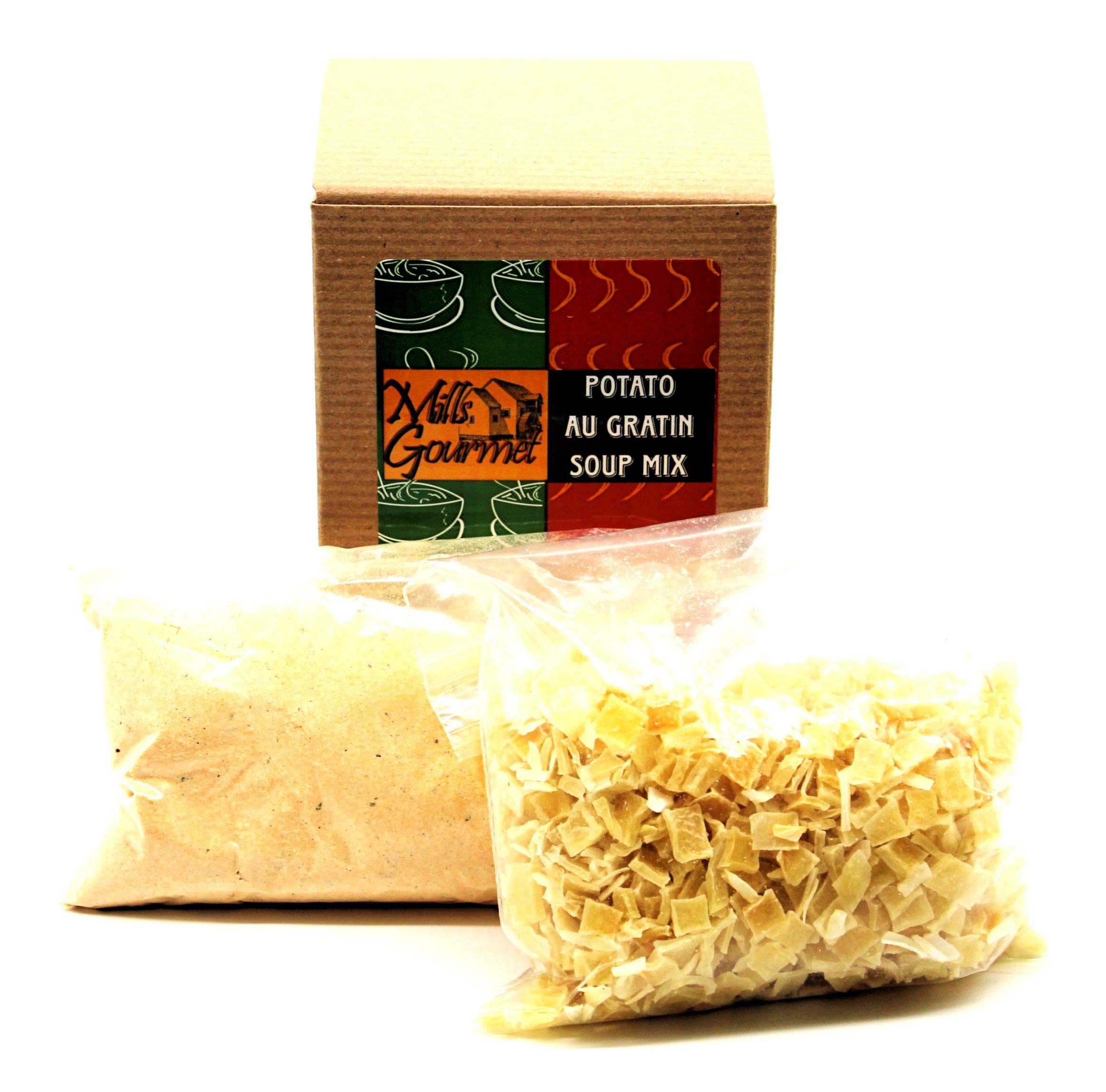 Mills Gourmet Potato Au Gratin Soup Mix | Made with Flavors of Fresh Potatoes, Sour Cream and Sharp Cheddar | All Natural and Fresh Ingredients - 11.2