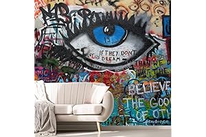 Abstract Graffiti Eyes Wallpaper - Unleash Your Artistic Flair