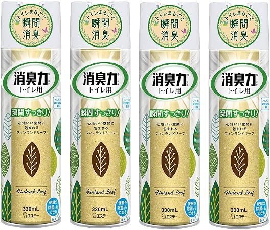 Amazon まとめ買い トイレの消臭力スプレー トイレ用 フィンランドリーフ 330ml 4個 トイレ 消臭スプレー 消臭剤 消臭 芳香剤 トイレの消臭力 スプレー Amazon まとめ買い トイレの消臭力スプレー トイレ用 フィンランドリーフ 330ml 4個 トイレ 消臭スプレー 消臭剤 消臭 芳香剤 トイレの消臭力 スプレー
