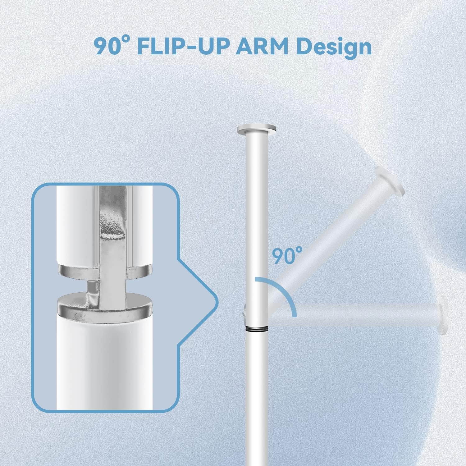 YUET Freestanding Toilet Roll Holders Free Standing Folding Paper Holder Stand Storage Stainless Steel Bathroom - Image 2