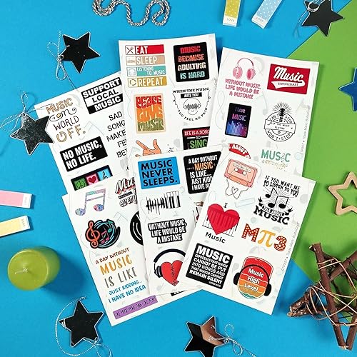 Miniatura 236 de BulbaCraft 100 calcomanías de Italia para álbumes de recortes, calcomanías italianas, calcomanías de Roma, calcomanías de viaje para diario, álbum