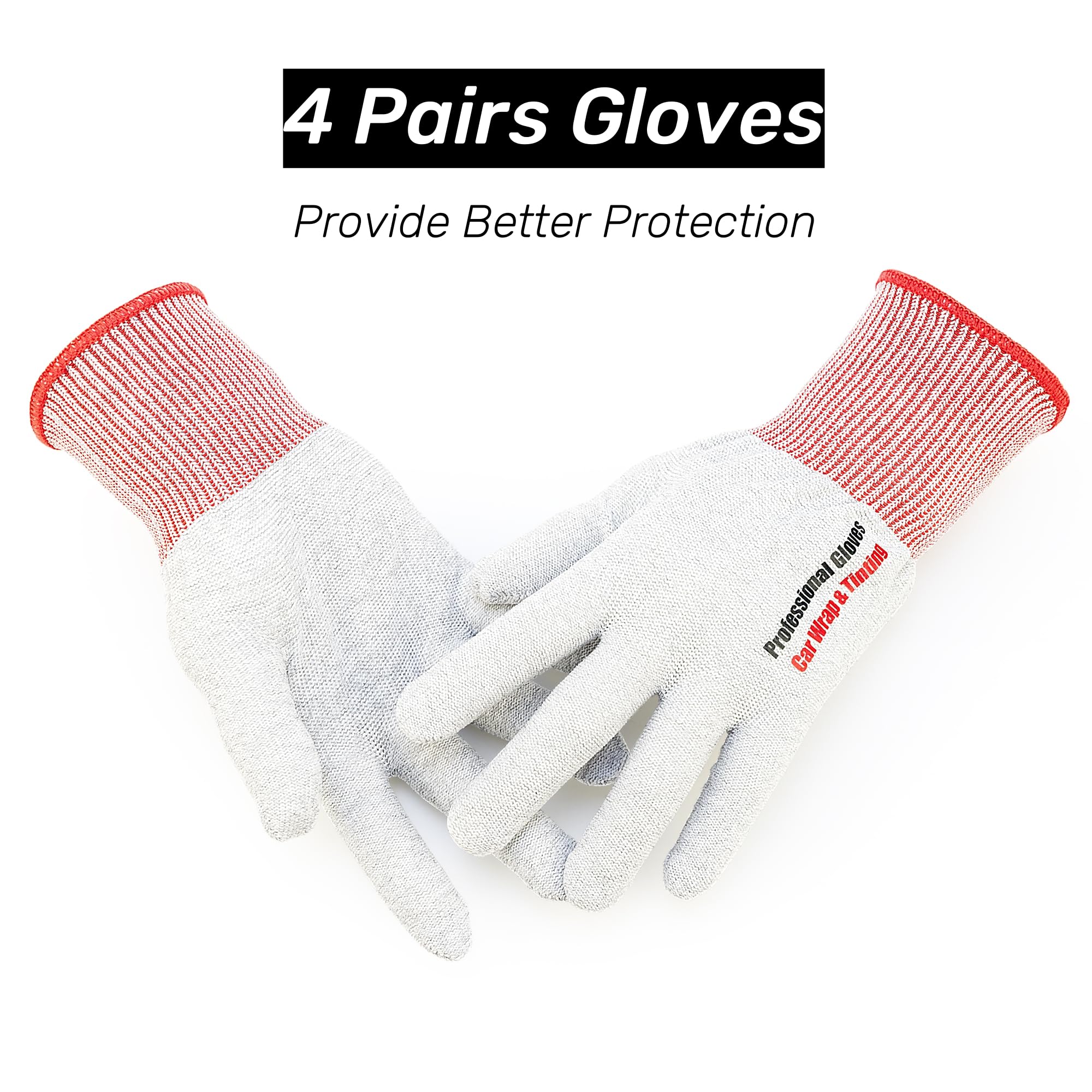 Umaki 4Pack ESD Anti Static Carbon Fiber Gloves, Touchscreen Safety Gloves - Image 2