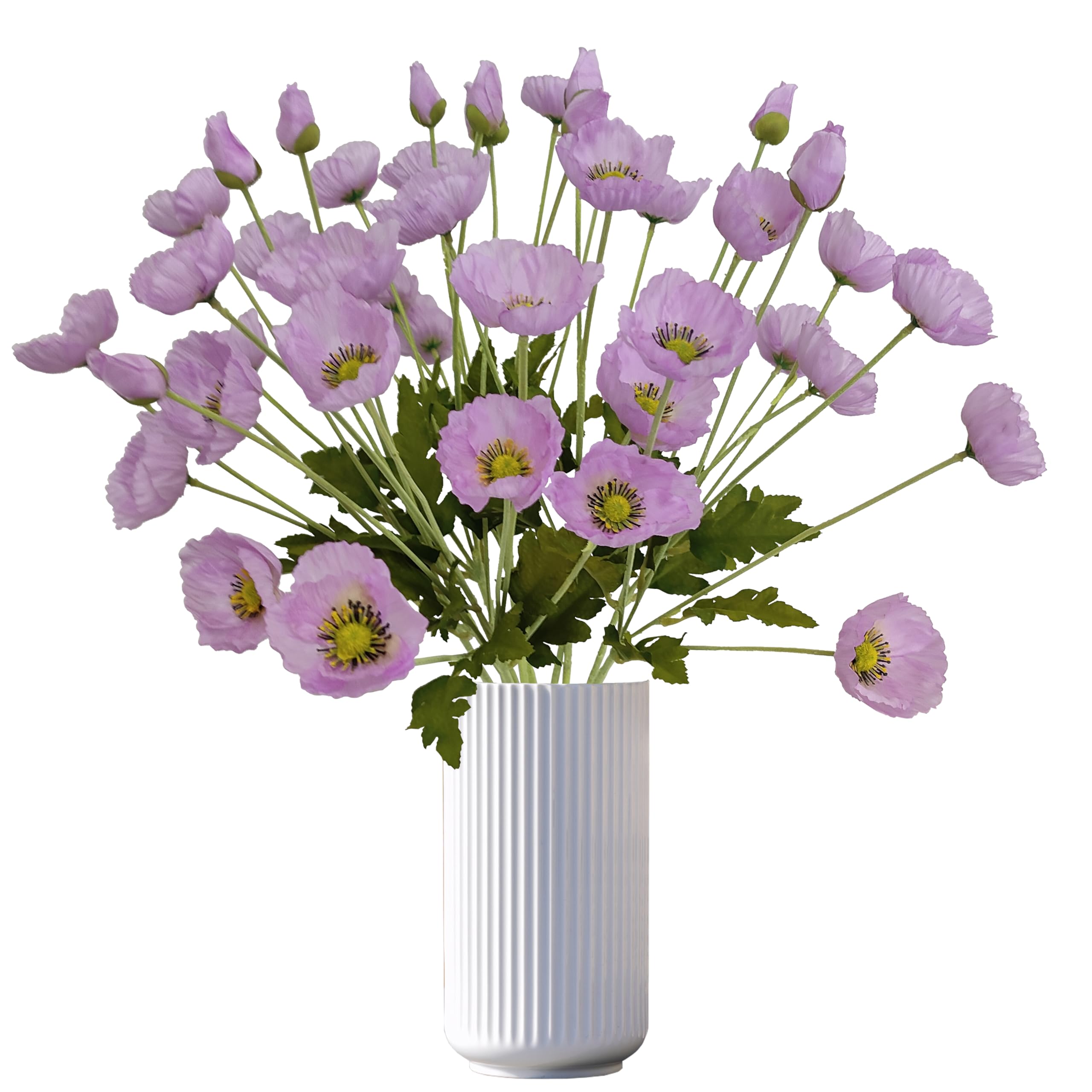 ATFL Light Purple Poppy Flowers