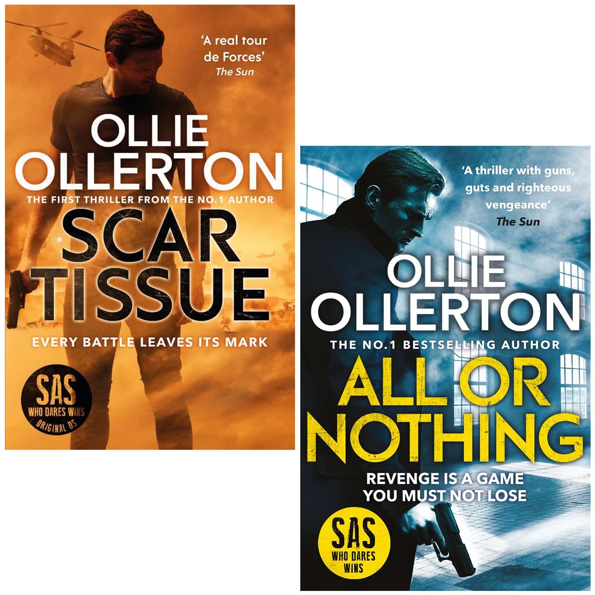 Alex Abbott Series 2 Books Collection Set (Scar Tissue &, All Or