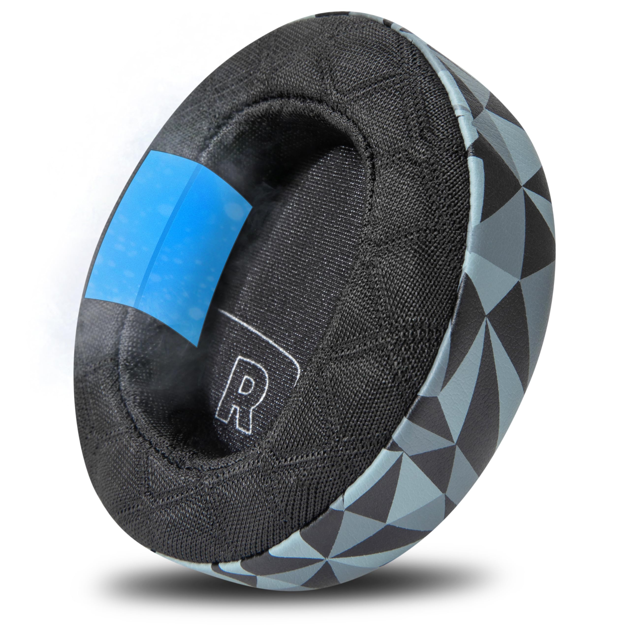 WC Mod Kit Maxwell 2 - Almohadillas de Gel refrescante + Diadema de Silicona Extra Ancha + Placas de Altavoz magnéticas Compatible con Audeze Maxwell 2 de Wicked Cushions | Geo Gris