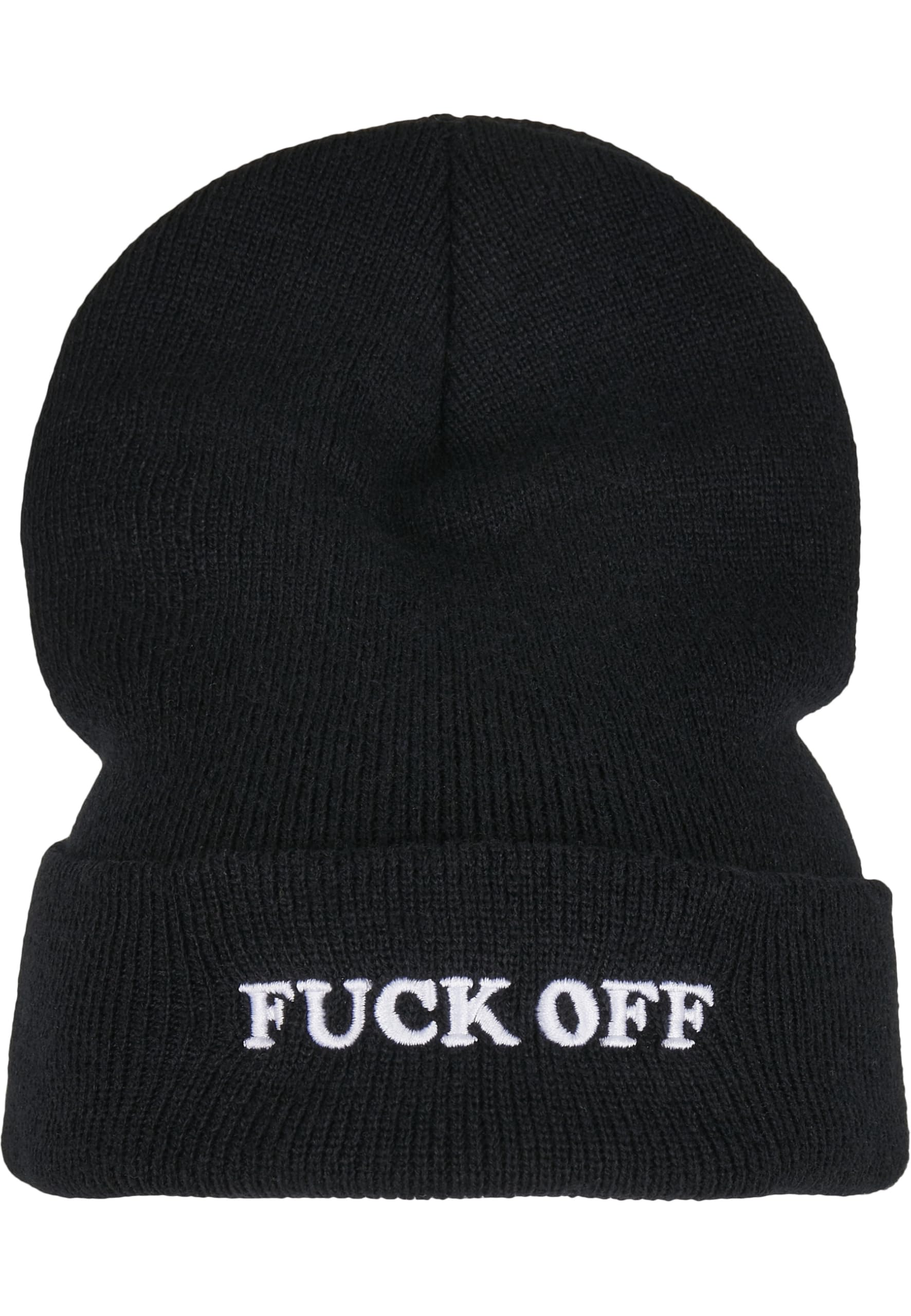 Mister Tee Unisex Off Beanie One Size Black/White, Black/White, One Size