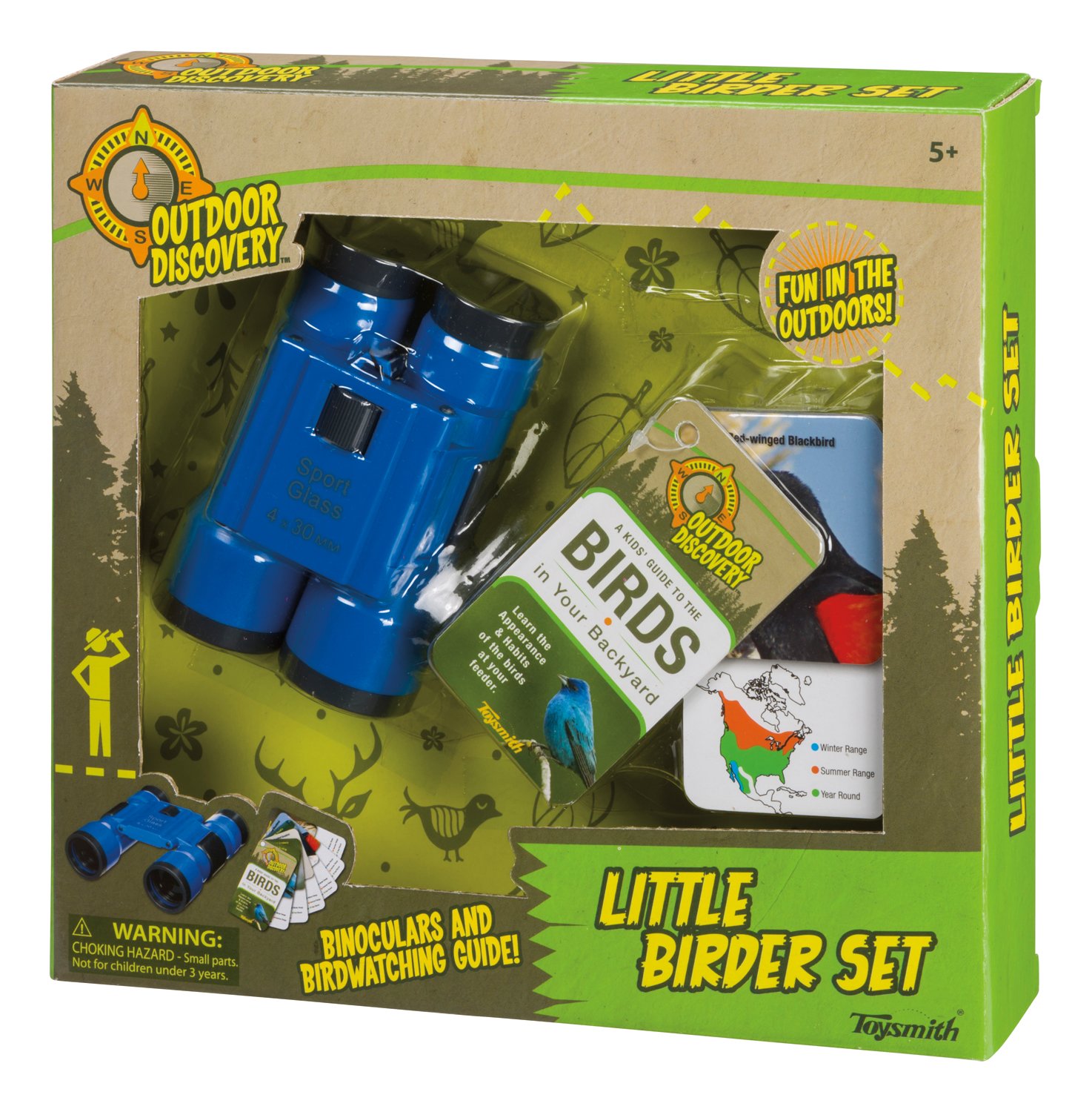 Toysmith Little Birder Set Outdoor Discovery , Blue