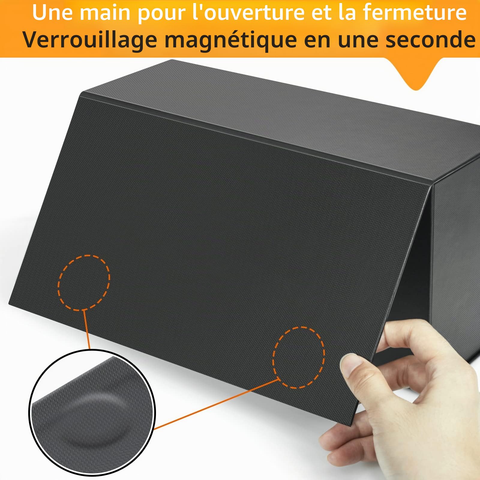 tutata Lot de 2 boîtes de rangement pour cartes graduées PSA