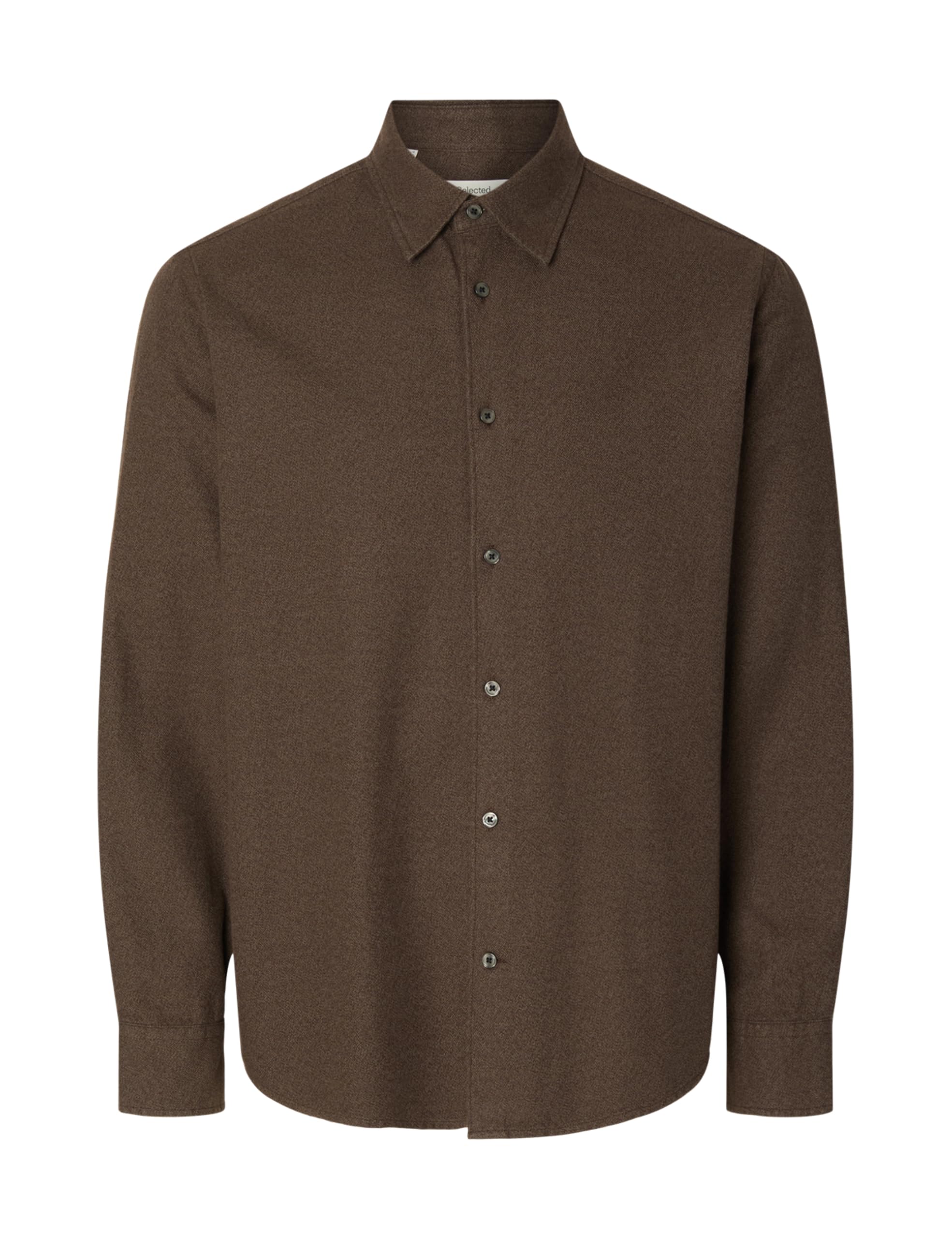 SELECTED FEMME Slhregnoah Brushed Twist Shirt Ls Noos, Demitasse, XL