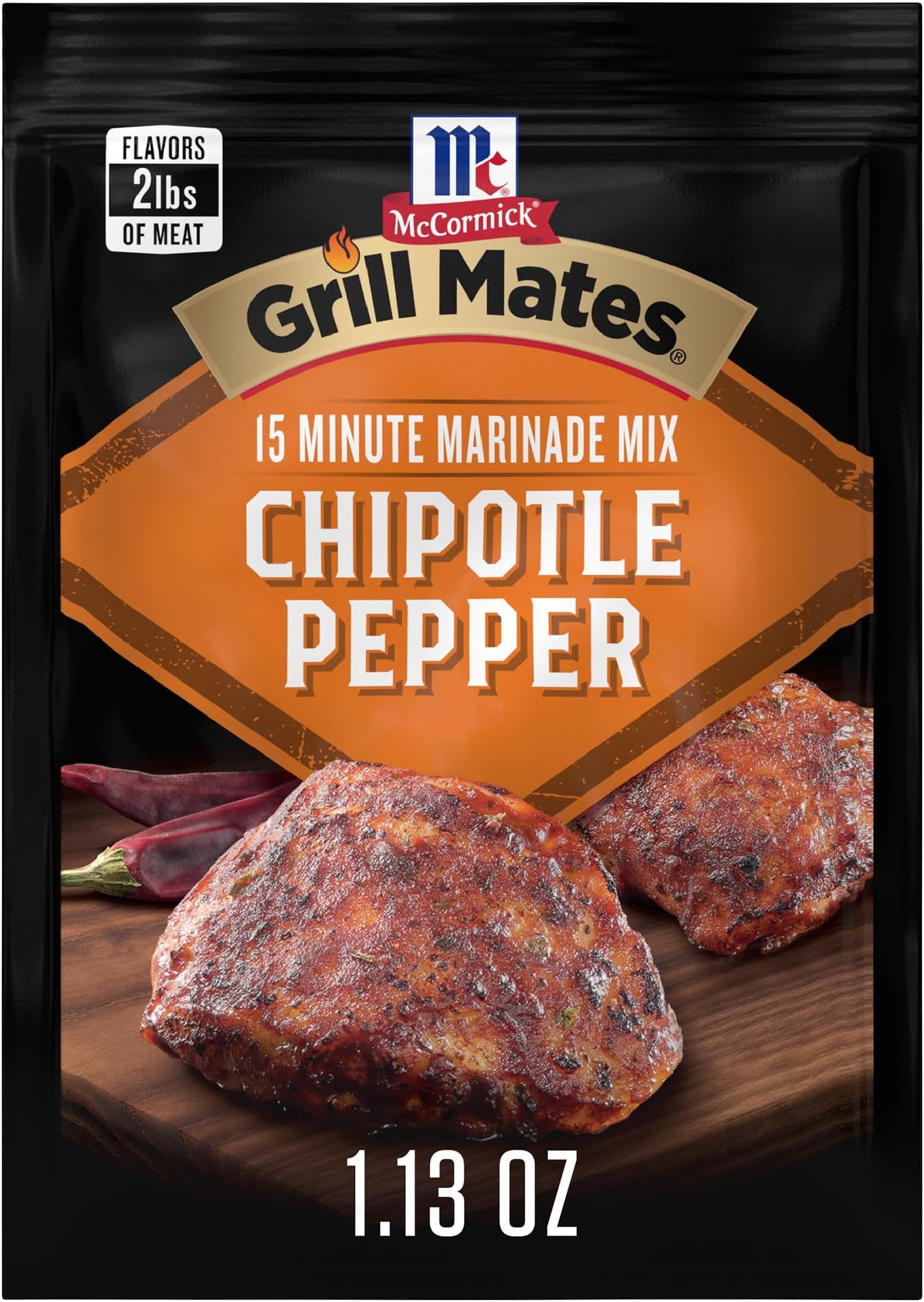 Chipotle Pepper Marinade Mix, 1.13 oz