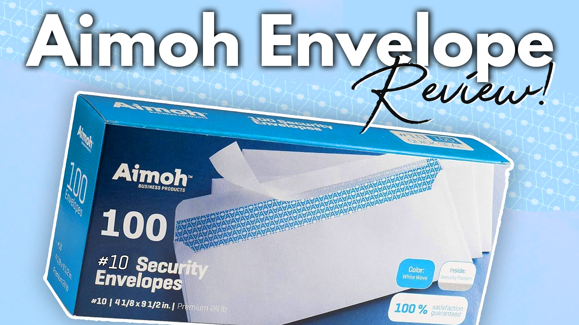 Envelope Colon Watch Review& #10 Security Tinted Self-Seal Envelopes on Amazon Live