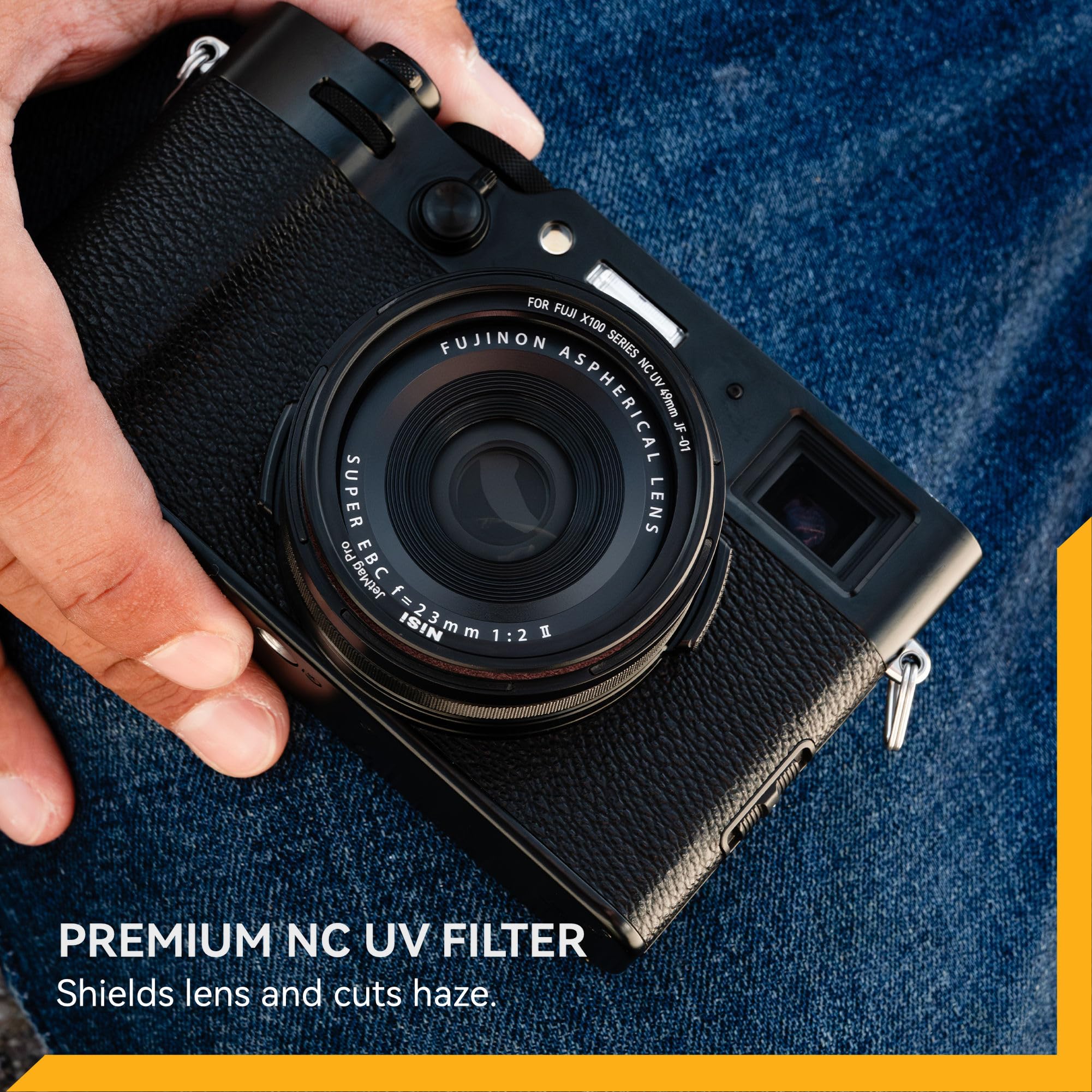 Amazon.com : NiSi JetMag Pro Fuji X100 Series Lens Hood Kit (Black