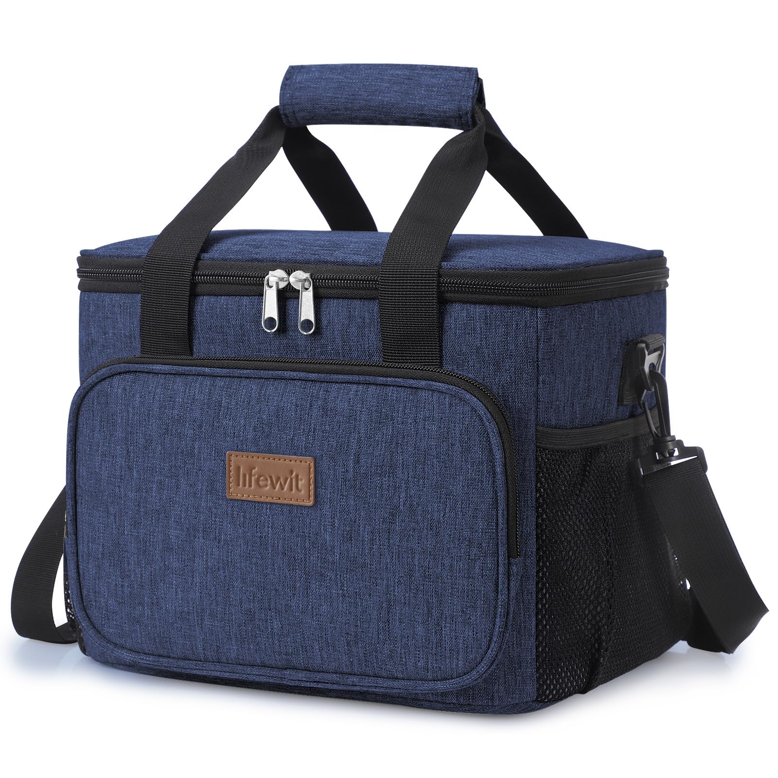 Lifewit Kühltasche klein unterwegs, Isolierte Cooler Bag Lunchtasche faltbar für Herren und Damen, wasserdichte Thermotasche Umhänge für Essen, Bier, Arbeit, Strand, Reise