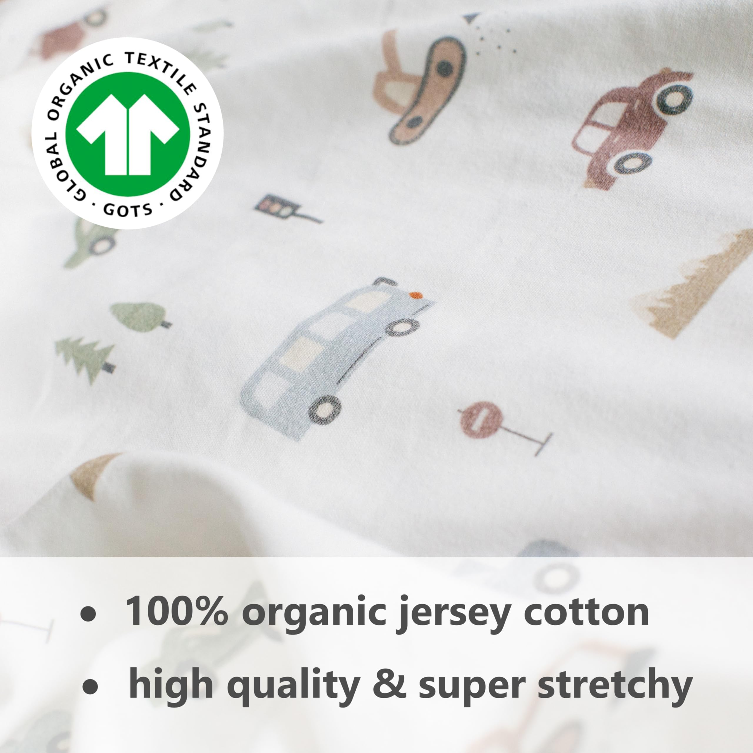 Sábanas orgánicas para cuna para niños y niñas, sábana bajera ajustable de jersey, sábanas de cuna de bebé, sábana de colchón de cuna, sábanas de algodón para cuna, sábana transpirable para cuna,